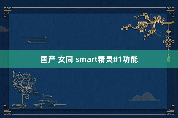 国产 女同 smart精灵#1功能